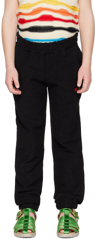 Спортни панталони MSGM MSGM Embroidered Lounge Pants Черно | MS029341, 0