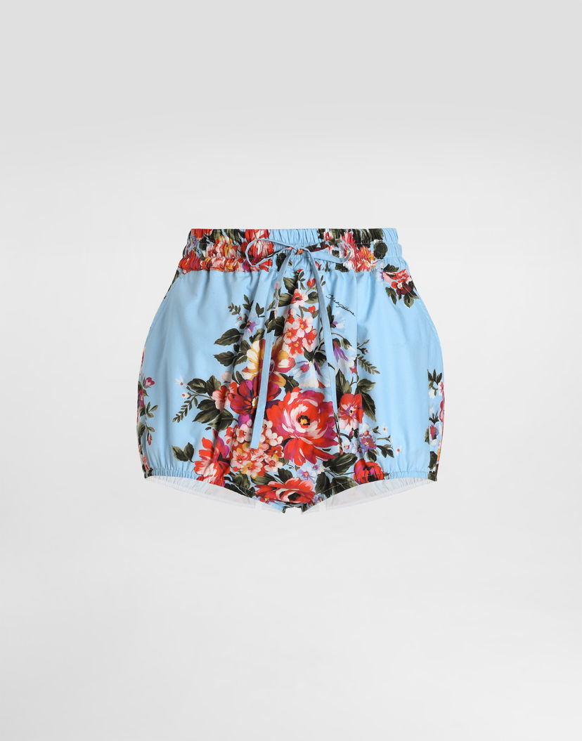 Къси панталони Dolce & Gabbana Woman Collection Floral Print Cotton Poplin Culotte Многоцветен | FTDB2THS5UUHC5ZO