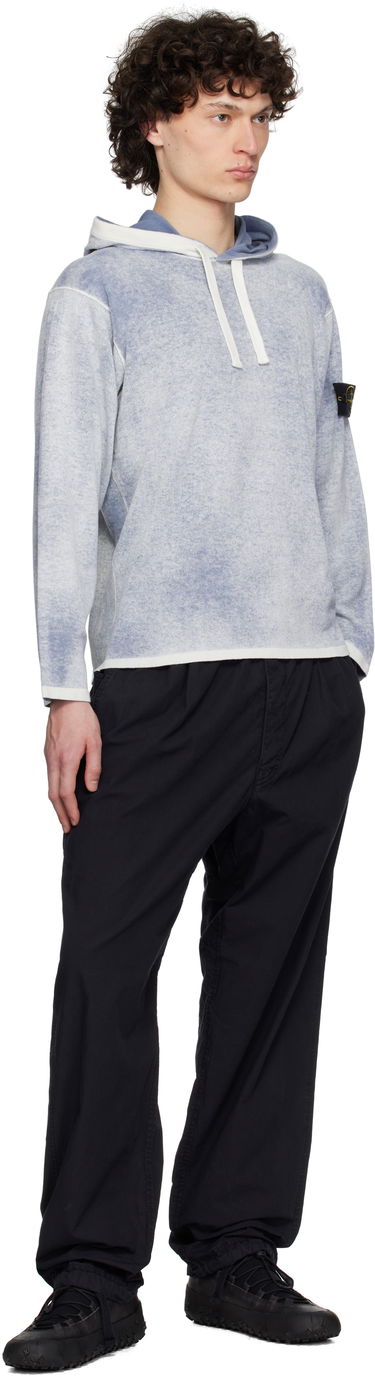 Суитчър Stone Island Stone Island Raw Hand Light Reversible Hoodie Синьо | K1S15 5100029 S00Z2, 4