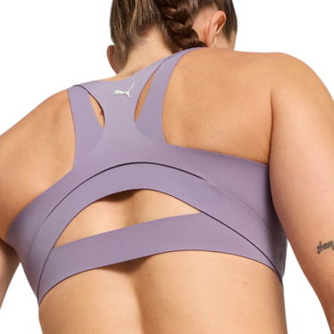 Сутиен Puma Puma PWR SHAPELUXE Zip Front Sports Bra Лилаво | 525881-30, 3