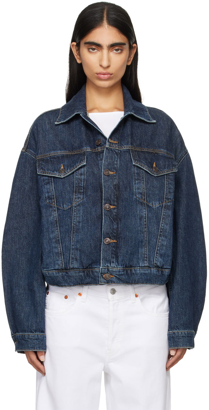 Яке AGOLDE Dalton Balloon Denim Jacket Тъмно синьо | A5043-1652