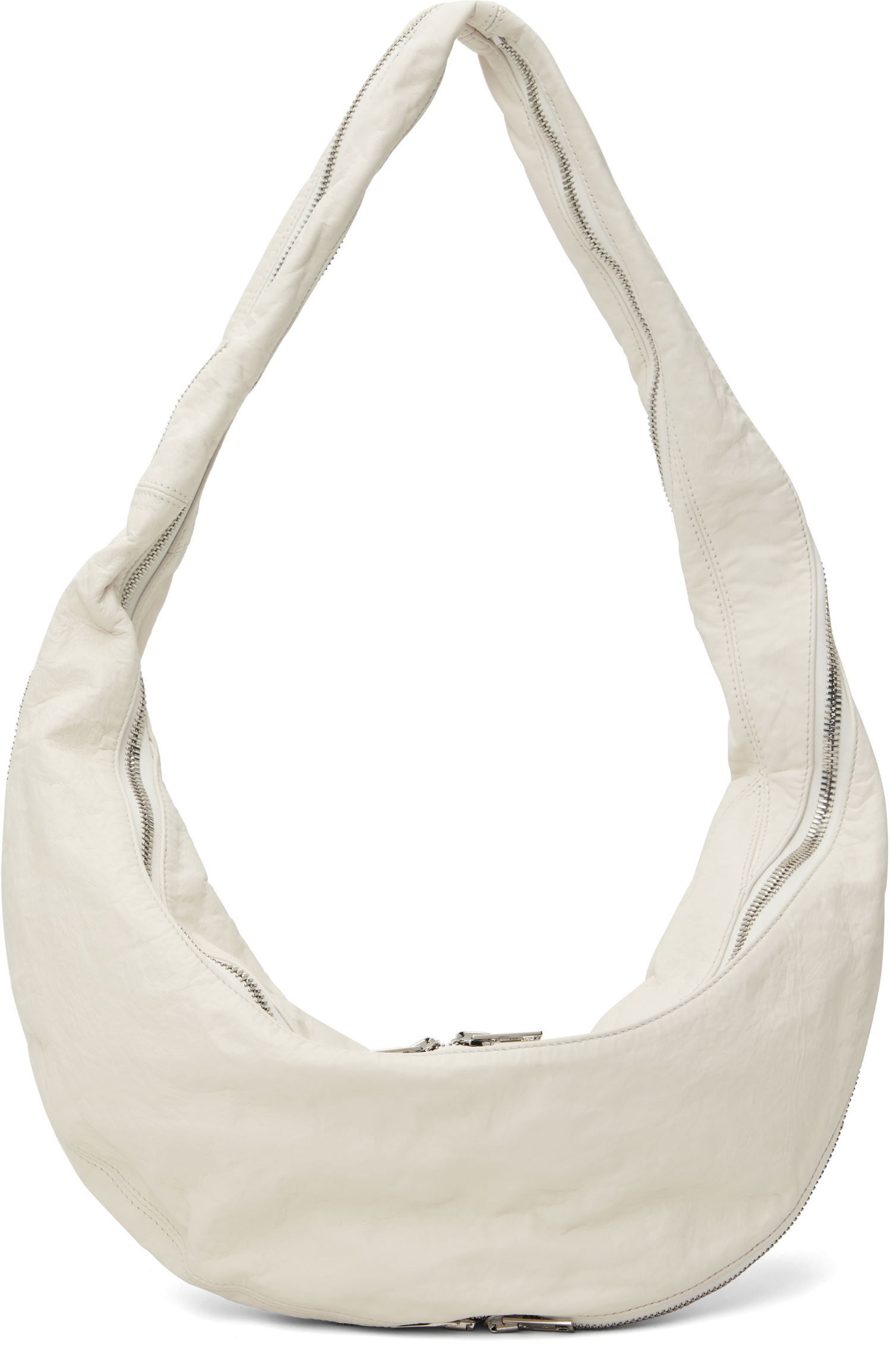 Чанта през рамо Alexander Wang Alexander Wang Twyst Crossbody Memory Leather Bag Бяло | 20125X35L, 0