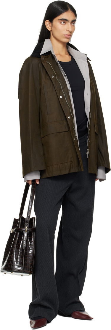 Яке TOTEME TOTEME Country Jacket Зелено | 244-WRO4722-FB0320, 4