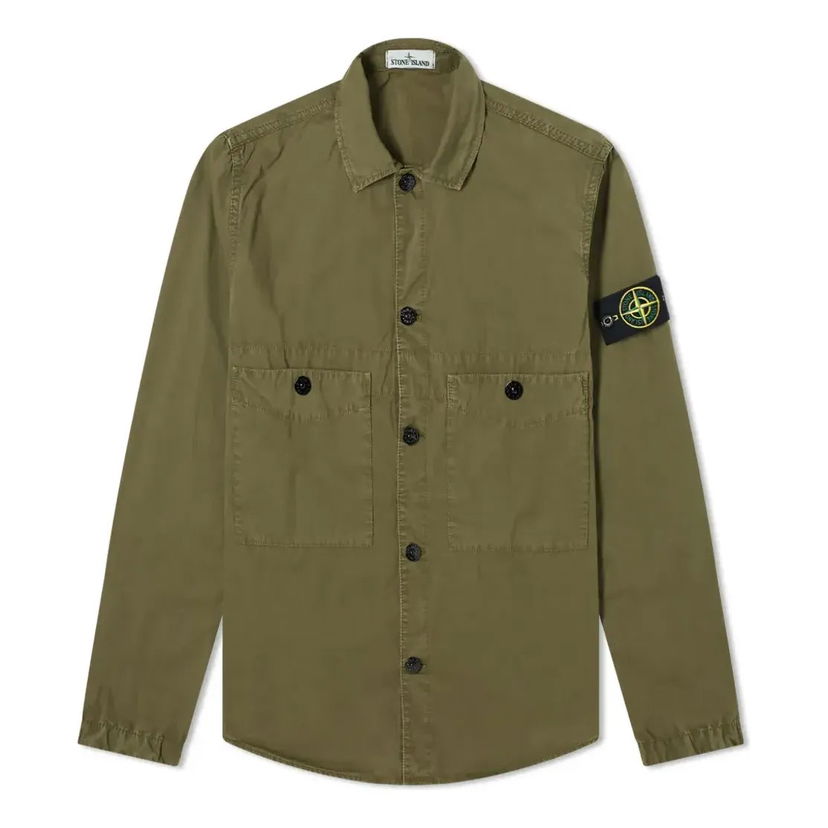 Риза Stone Island Two Pocket Overshirt Зелено | 7415110WN-V0158