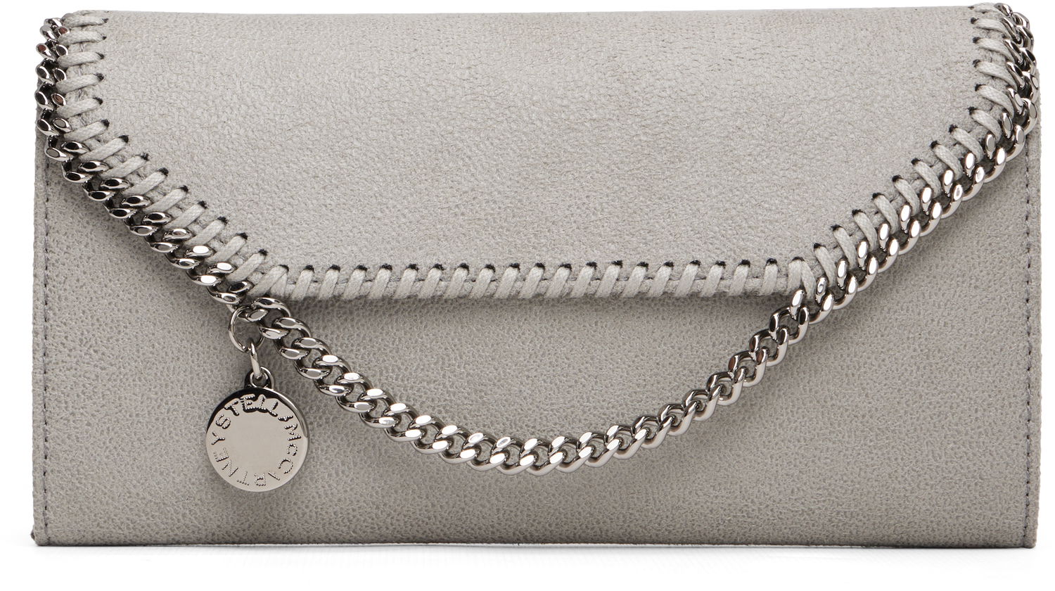 Портфейл Stella McCartney Falabella Wallet-On-Chain Crossbody Bag Сиво | 7P0086W9132, 0