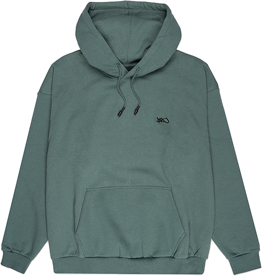 Суитчър K1X K1X Logo Hoodie Зелено | kxm243-018-2-2