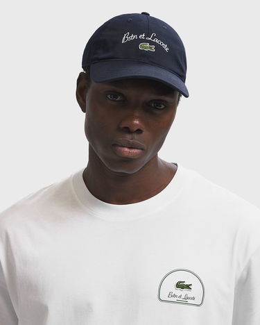 Шапка с козирка Lacoste BSTN Cotton Twill Cap Тъмно синьо | RK0491-166-BSTN, 2