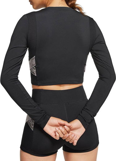 Съкратен топ Nike Pro Capsule Aero-Adapt Long Sleeve Crop Top Черно | bv4134-010, 1