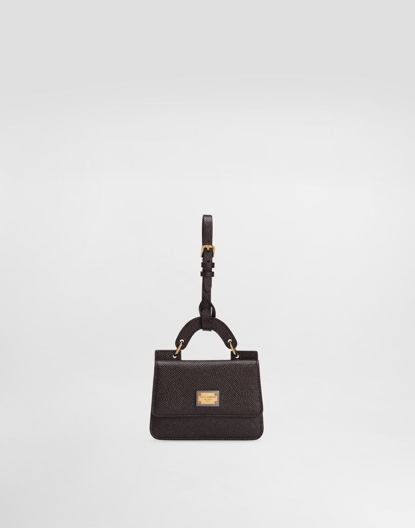 Портфейл Dolce & Gabbana Dolce & Gabbana Dauphine Calfskin Card Holder Кафяво | BI3401A50708M073