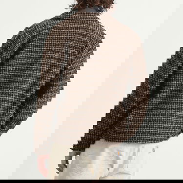 Яке Universal Works Jacquard Knit Rams Plaid Jacket Многоцветен | P33099-BRN, 3