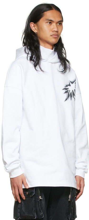 Суитчър We11done Graphic Print Cotton Turtleneck Бяло | WD-TH1-22-702-U-WH, 1