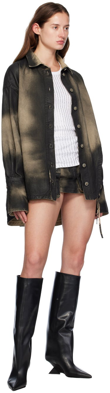 Пола The Attico Attico Fay Denim Miniskirt Черно | SPEWCS136 C109, 3
