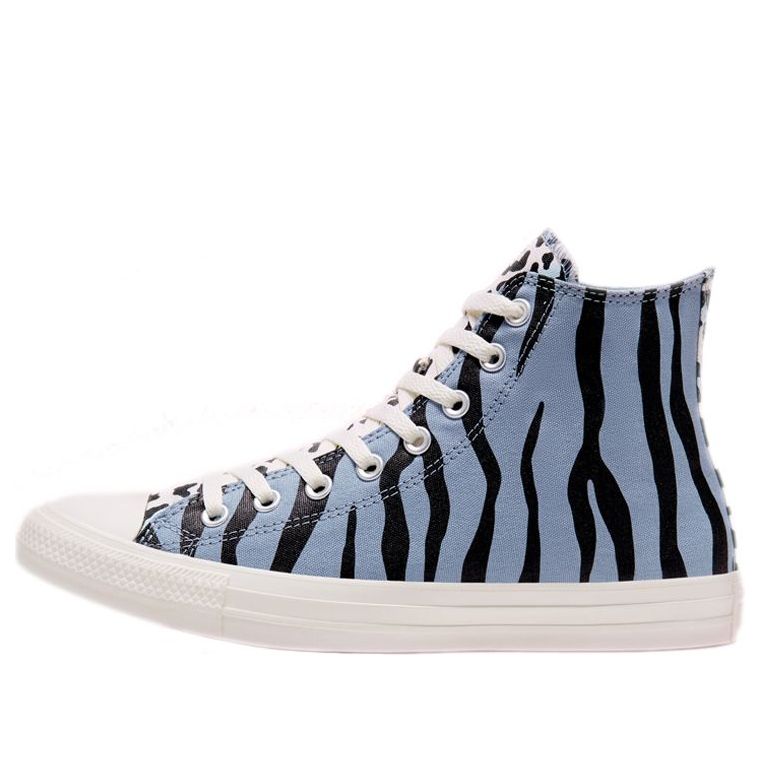 Кецове и обувки Converse Chuck Taylor All Star High 'Twisted Archive Print' Синьо | 167629F