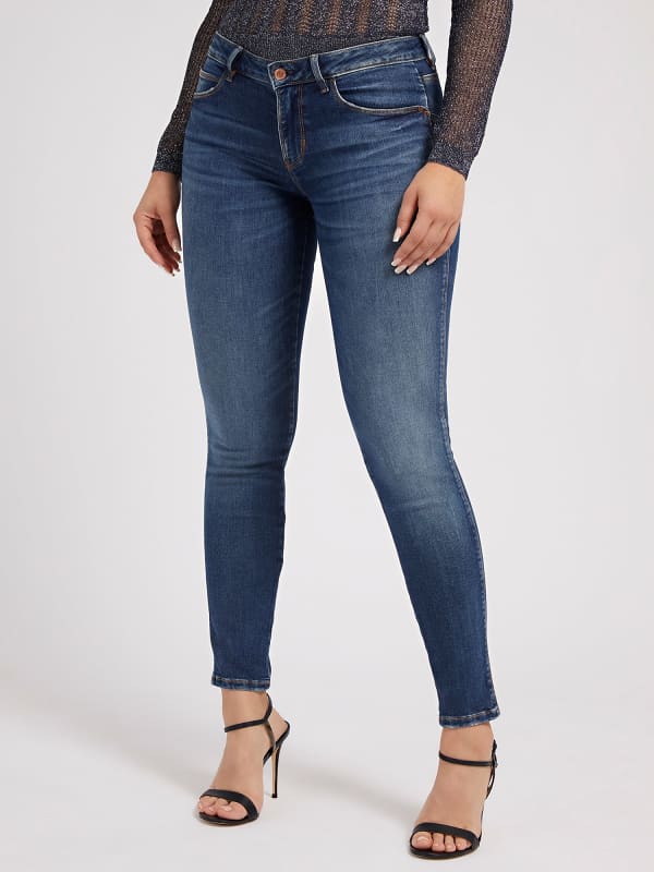 Панталони и дънки GUESS Fit Denim Синьо | W2YAJ2D4Q02, 0