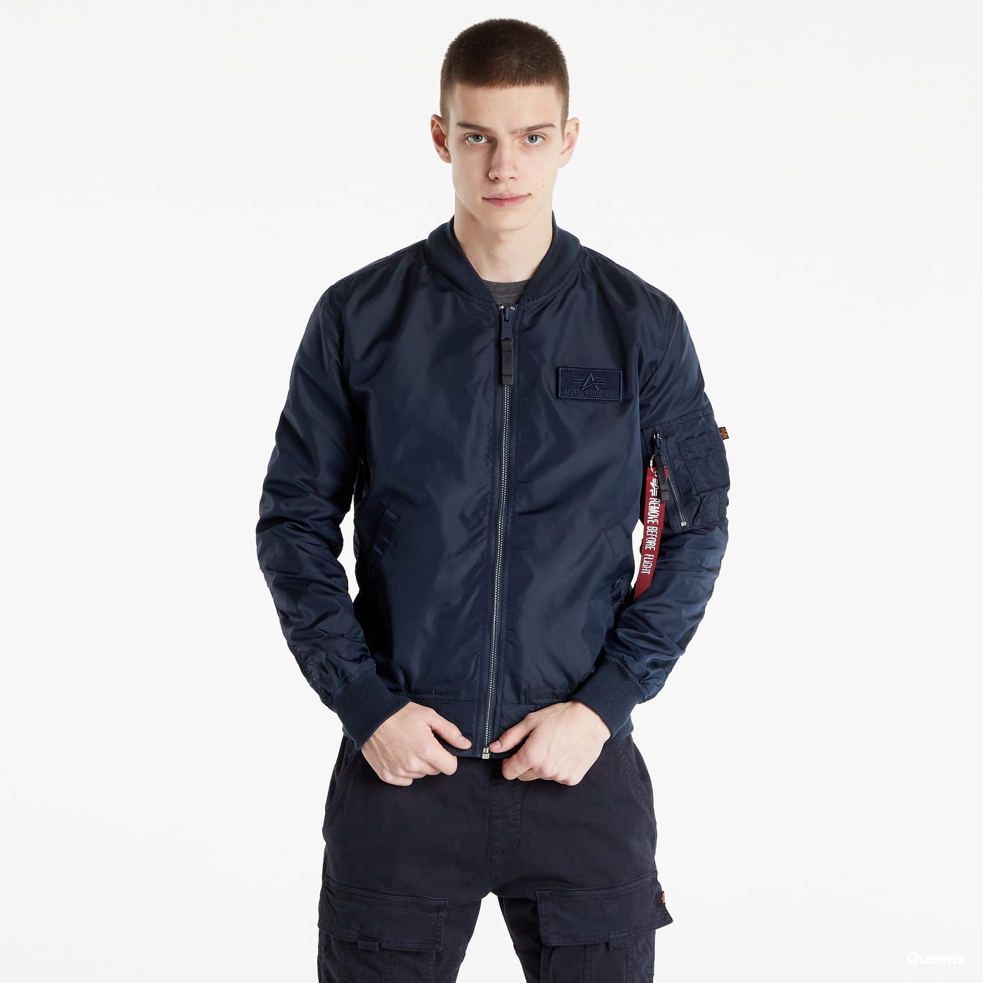 Яке бомбър Alpha Industries Bomber MA-1 TT Hood BP Rep. Синьо | 106103-07, 0