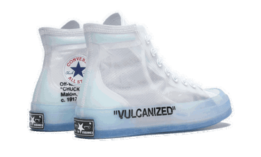 Кецове и обувки Converse Off-White x Chuck 70 High "The Ten" Бяло | 161034C, 1