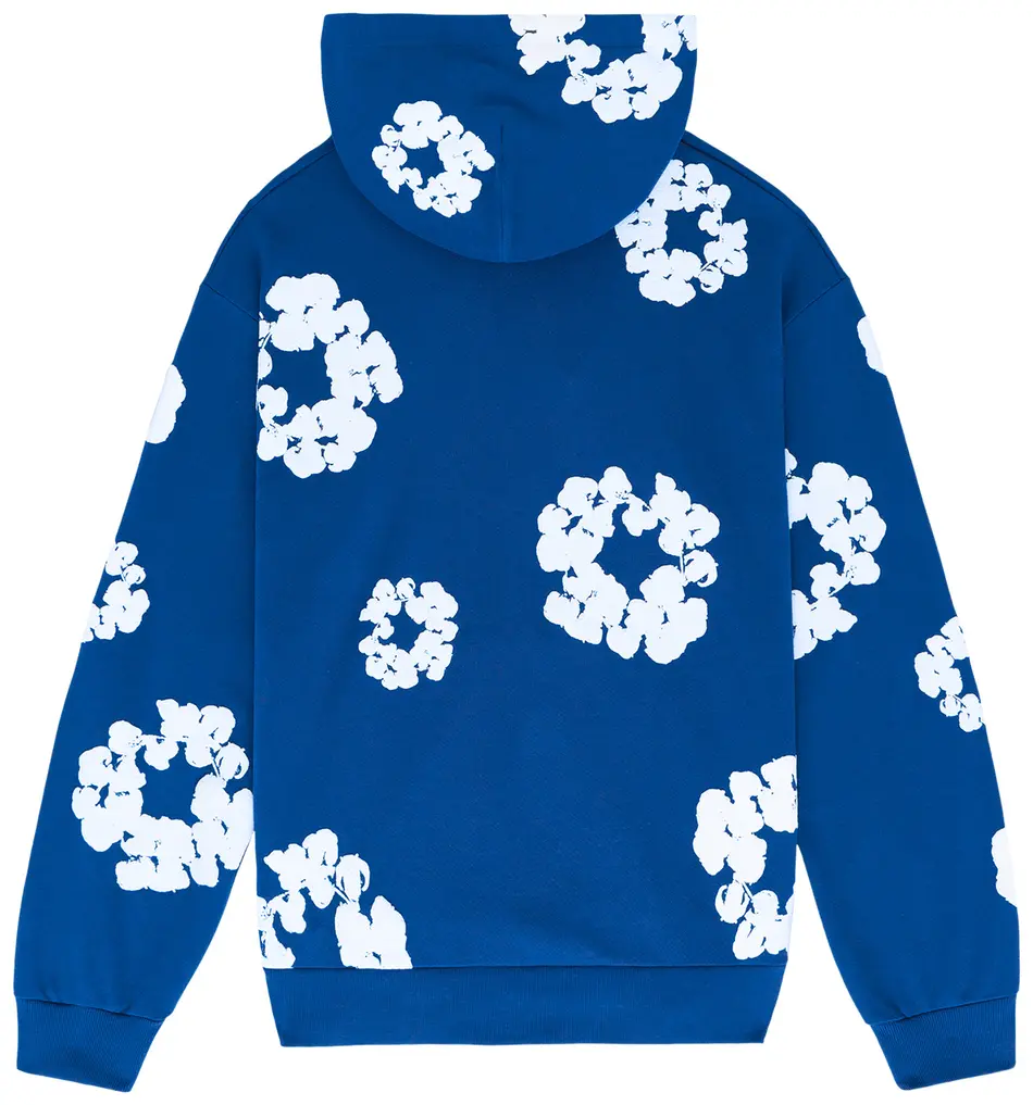 Суитчър Denim Tears Denim Tears Cotton Wreath Hoodie S Синьо | 301-020-30-BLUE, 1