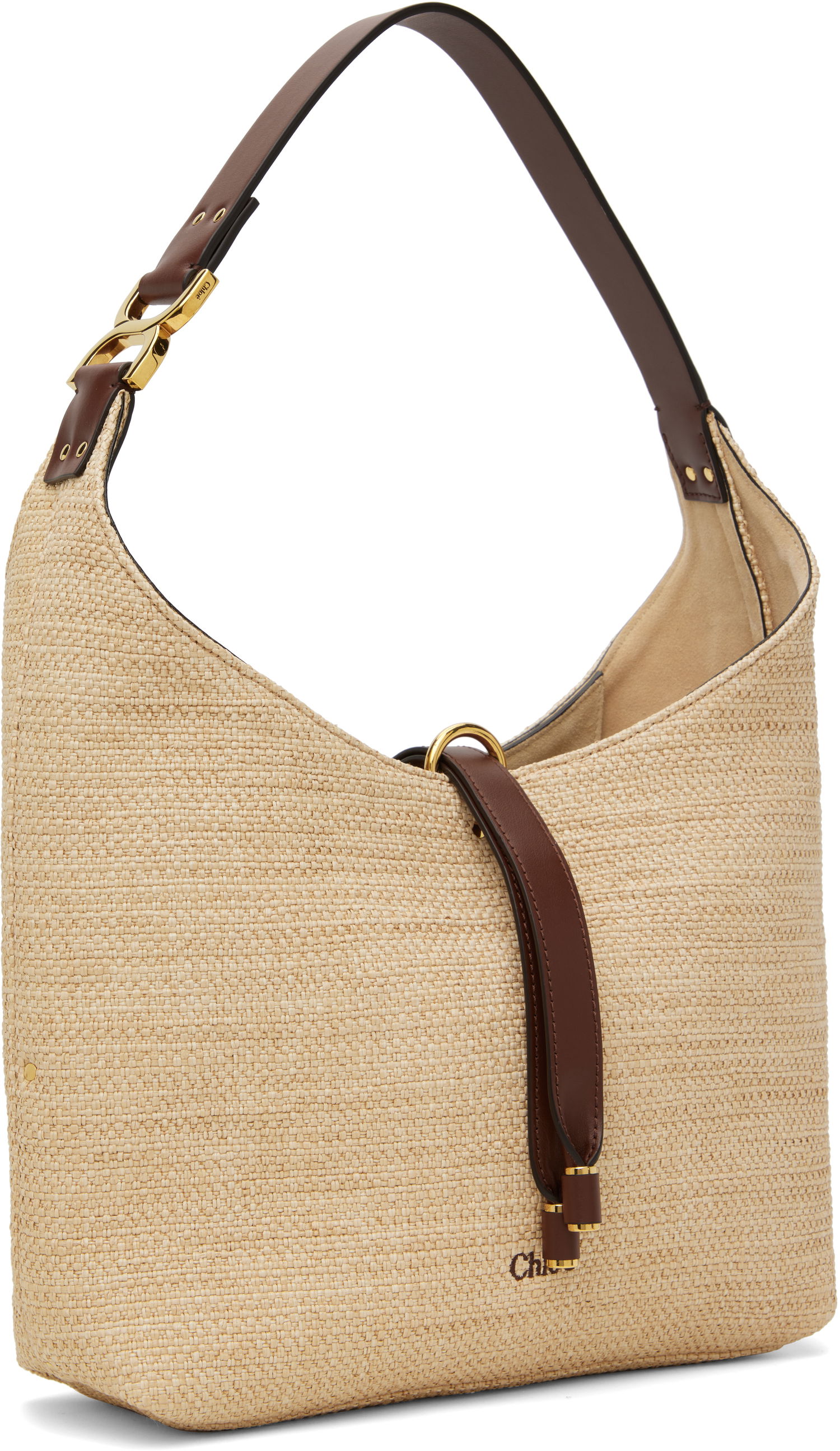 Дамска чанта CHLOÉ Chloe Small Marcie Tote Bag Бежово | CH25US629P19, 1