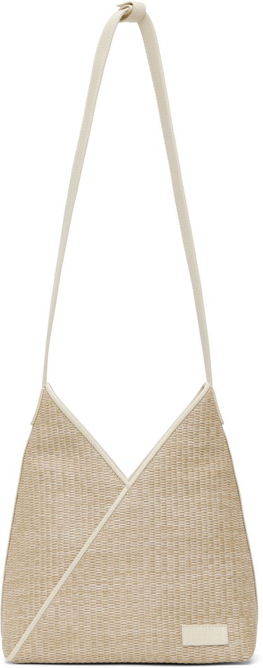 Дамска чанта Maison Margiela MM6 Maison Margiela Raffia Shoulder Bag Бежово | SB5ZH0019 P7256, 0