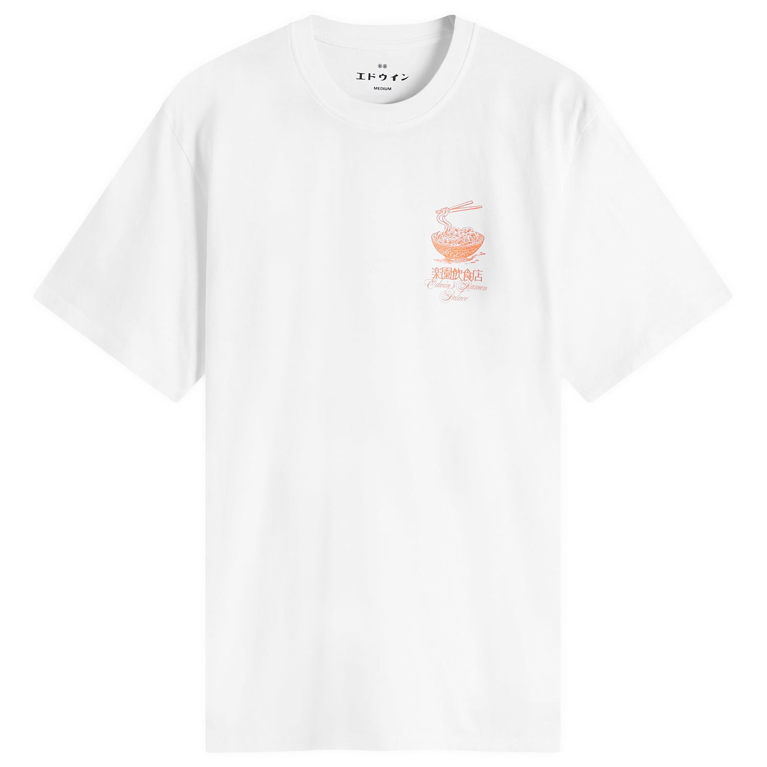 Тениска EDWIN Edwin Ramen Palace Graphic T-Shirt Бяло | I035010-0267, 1