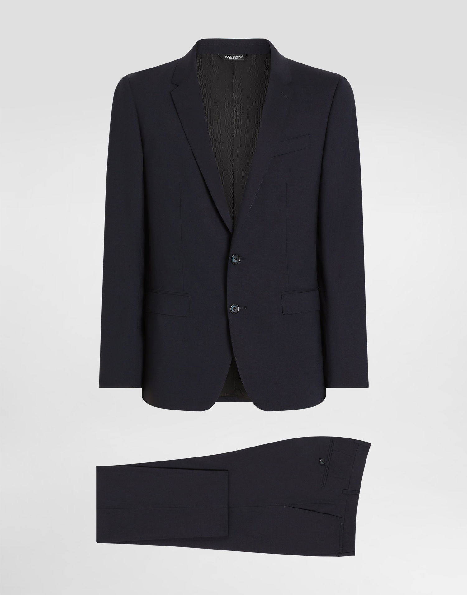 Комплект Dolce & Gabbana Dolce & Gabbana Martini-Fit Stretch Wool Suit Тъмно синьо | GK0EMTGF874B0665, 0