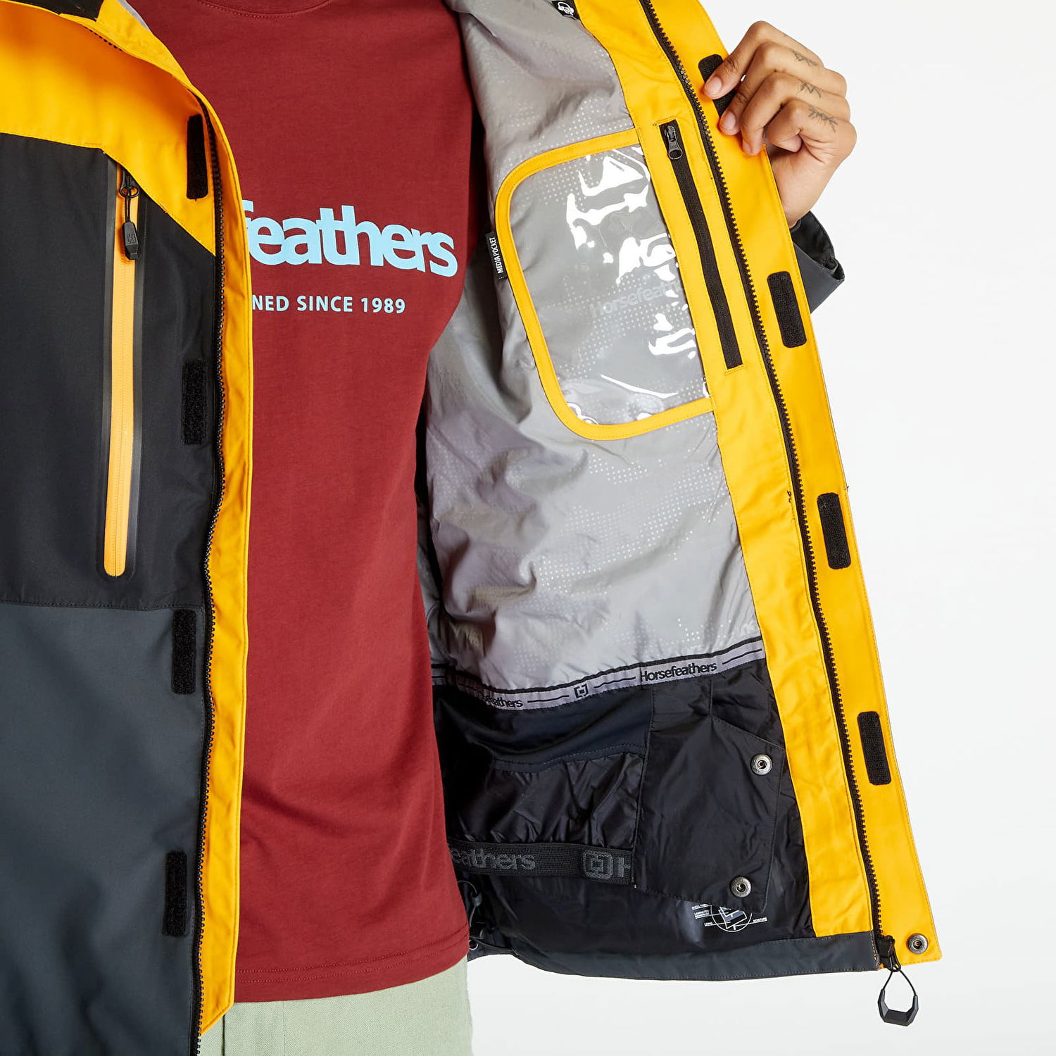 Яке Horsefeathers Ripple Jacket Жълто | OM303F, 1