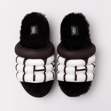 Кецове и обувки UGG Maxi Slide Logo Черно | 1127067-BLACK, 3