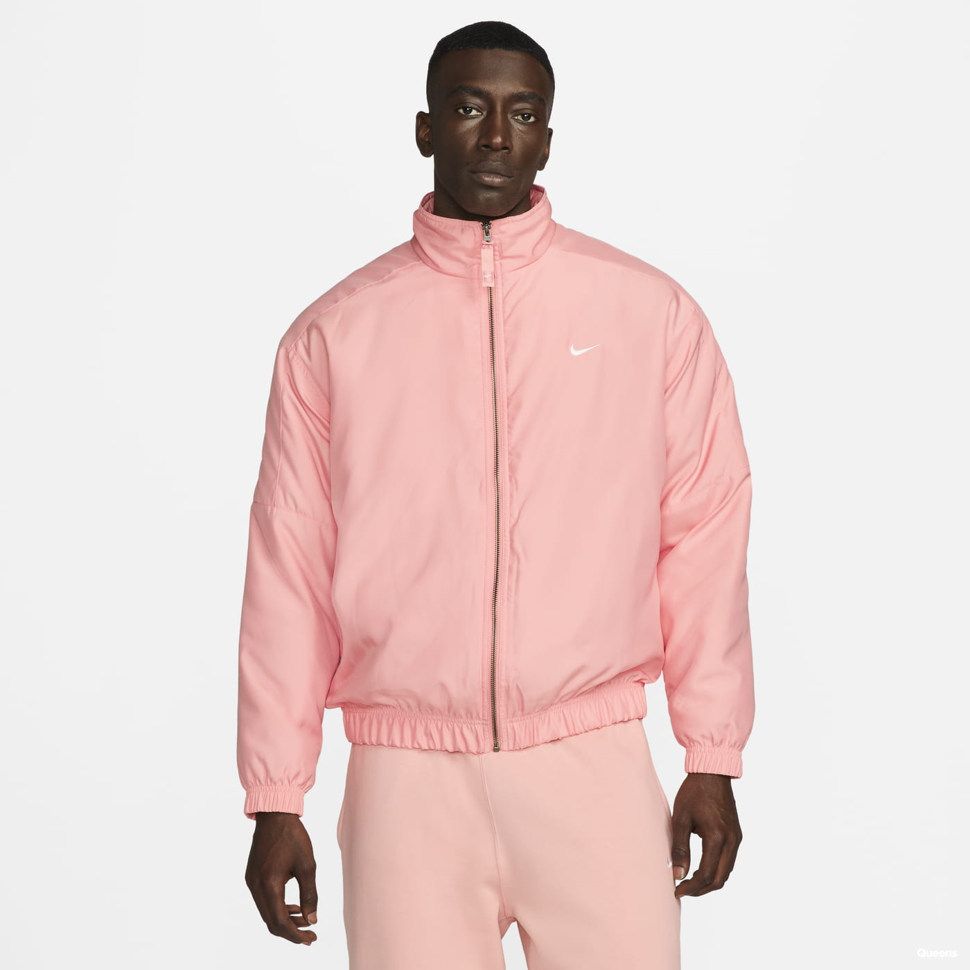 Яке бомбър Nike Solo Swoosh Satin Bomber Jacket Розово | DN1266-697, 0