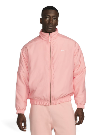 Яке бомбър Nike Solo Swoosh Satin Bomber Jacket Розово | DN1266-697