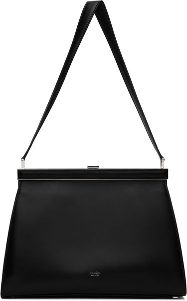 Дамска чанта Max Mara Biancaclasp Leather Frame Bag Черно | 2524516212600, 0