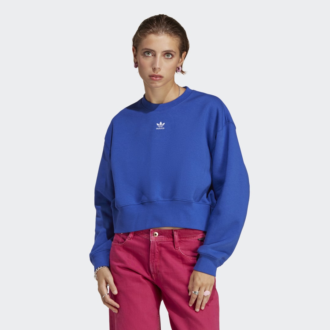 Суитчър adidas Originals Adicolor Essentials Crew Тъмно синьо | IA6501, 0
