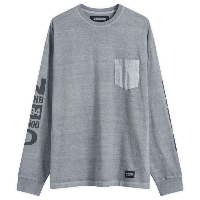 Long Sleeve T-Shirt Grey, Size Large