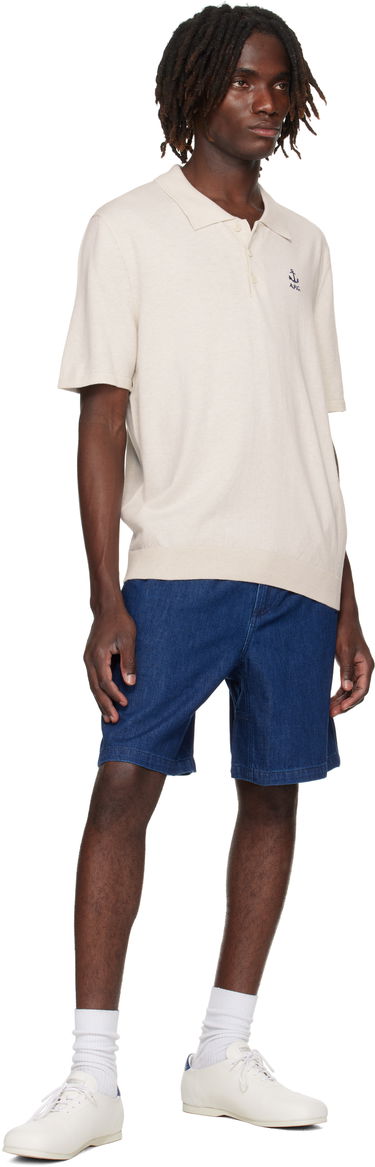 Поло тениска A.P.C. A.P.C. Octave Knit Polo Бежово | COGDK-H23415, 3