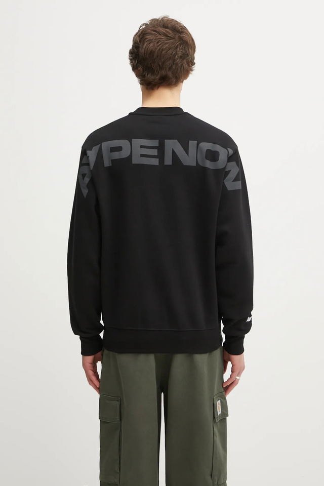 Now Crew Neck Sweatshirt with Large Back Print