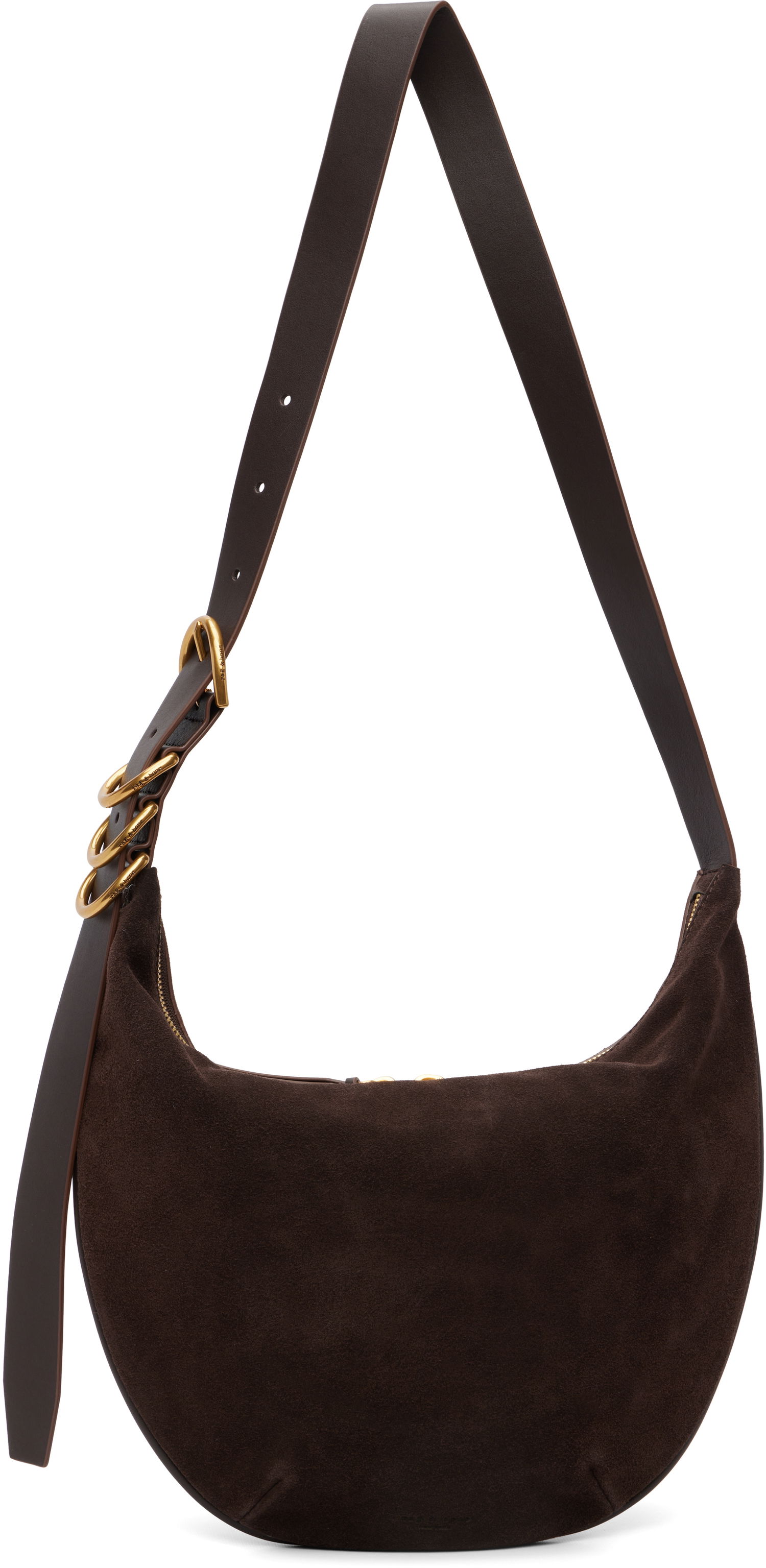Чанта през рамо rag & bone rag & bone Mercer Medium Suede Shoulder Bag Кафяво | SD100902, 0