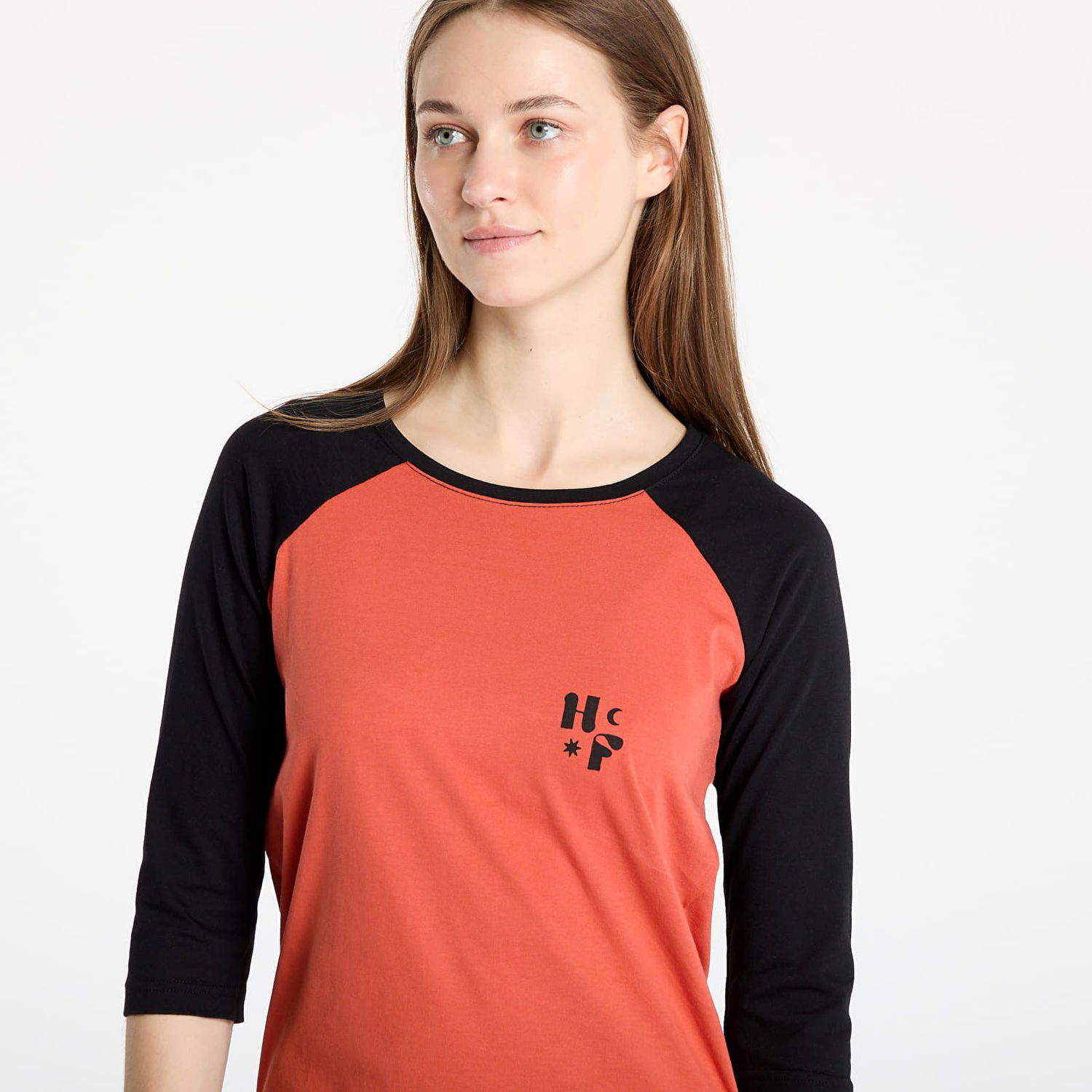 Тениска Horsefeathers Horsefeathers Kirby 3/4 Sleeve T-Shirt Оранжево
 | SW942B, 1