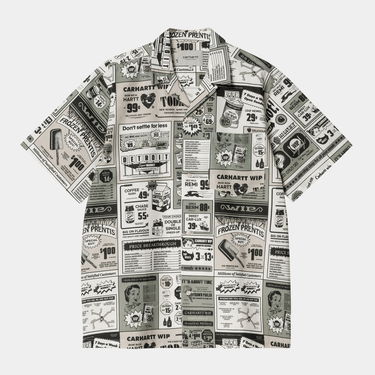 Риза Carhartt WIP Carhartt WIP Short Sleeve Catalogue Print Shirt Сиво | I034548_9, 0