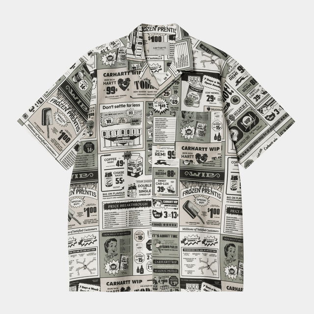 Carhartt WIP Short Sleeve Catalogue Print Shirt