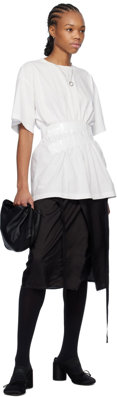 Тениска Maison Margiela MM6 Maison Margiela Taped Jersey T-Shirt Бяло | S52GC0335 M20048, 3