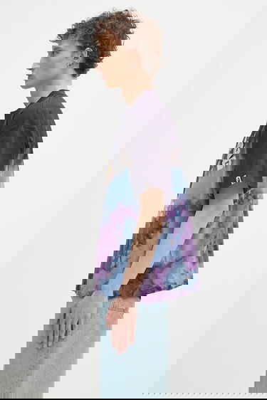 Тениска BAPE Tie dye college T-shirt Многоцветен | 1K80109003, 1