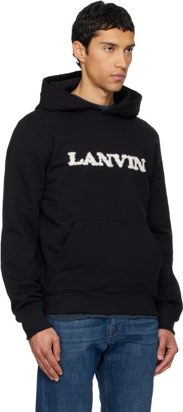 Суитчър LANVIN 'Lanvin' Shearling Cotton Hoodie Черно | RM-HO0055-F303-H25, 1