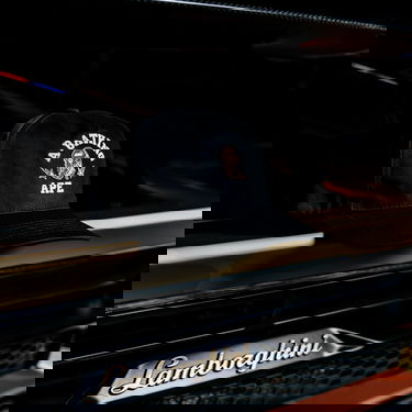 Шапка с козирка BAPE BAPE® x FOOTSHOP - Scribble Ape Cap Black Черно | 001CPL721311MBLK, 4