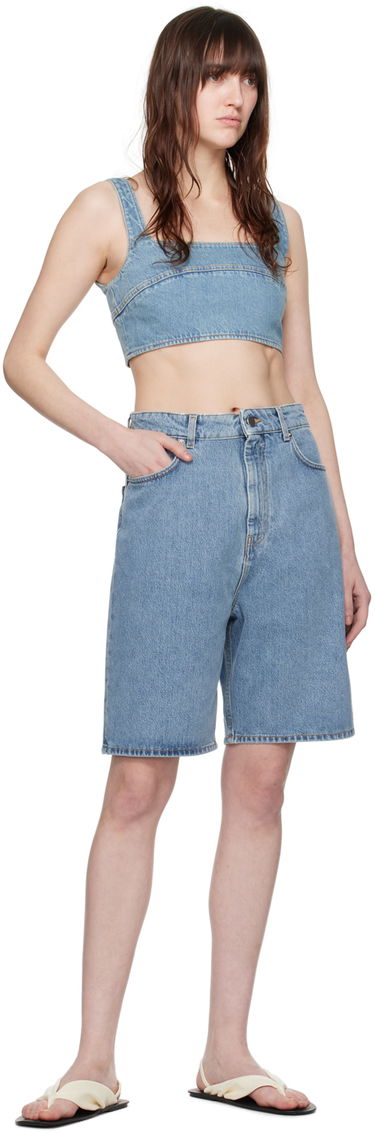 Потник Loulou de Saison Loulou de Saison Anet Denim Tank Top Синьо | ANET, 3