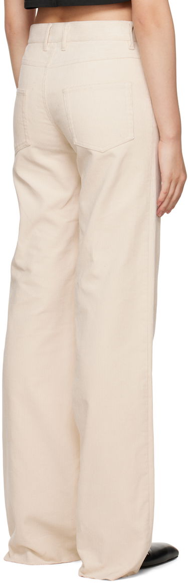 Панталони We11done We11done Loose-Fit Corduroy Trousers Бежово | WD-PT3-22-287-W-WH, 2
