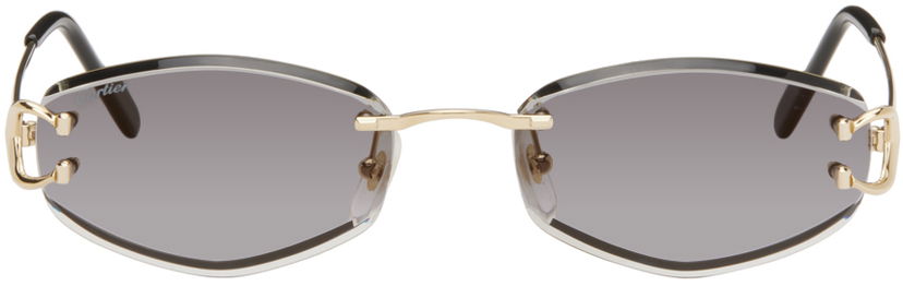 Слънчеви очила Cartier Cartier Oval Sunglasses Сиво | CT0467S-001