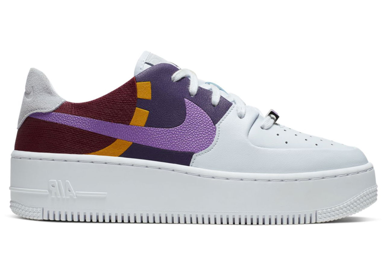 Кецове и обувки Nike Air Force 1 Sage Low LX Grey Dark Orchid W Многоцветен | BV1976-003, 0