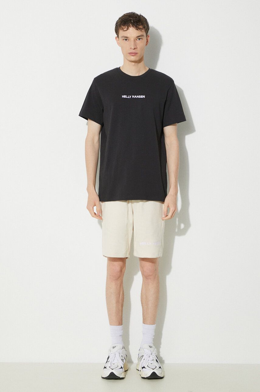 Тениска Helly Hansen T-Shirt With Application Черно | 53532, 1