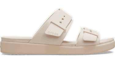 Кецове и обувки Crocs Brooklyn Buckle Low Sandals Бежово | 211215-6UR, 0