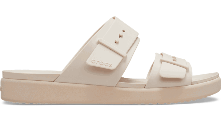 Кецове и обувки Crocs Brooklyn Buckle Low Sandals Бежово | 211215-6UR