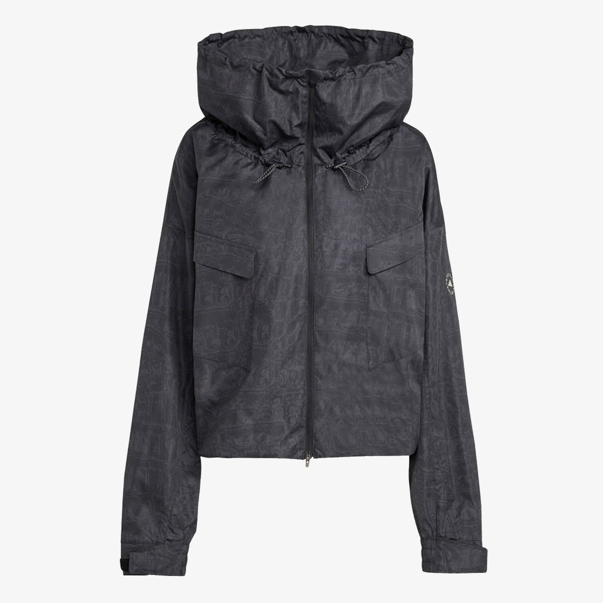 Ветровка adidas Performance Printed Windbreaker Jacket adidas by Stella McCartney Черно | JV7035, 1